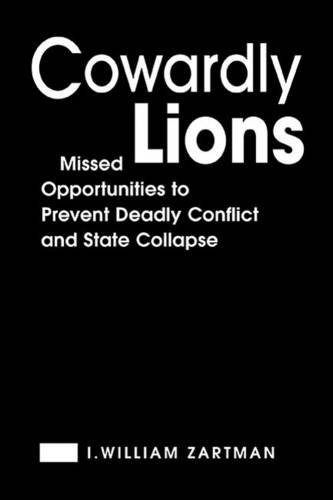 Beispielbild fr Zartman, I: Cowardly Lions zum Verkauf von medimops