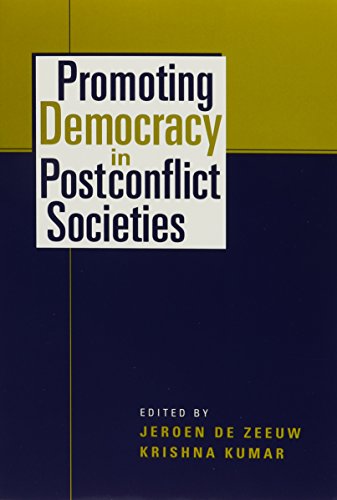 Beispielbild fr Promoting Democracy in Postconflict Societies zum Verkauf von Buchpark