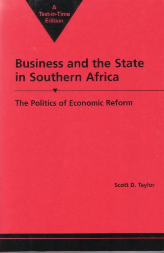 Stock image for Business and the State in Southern Africa : The Politics of Economic Reform for sale by Booksavers of Virginia