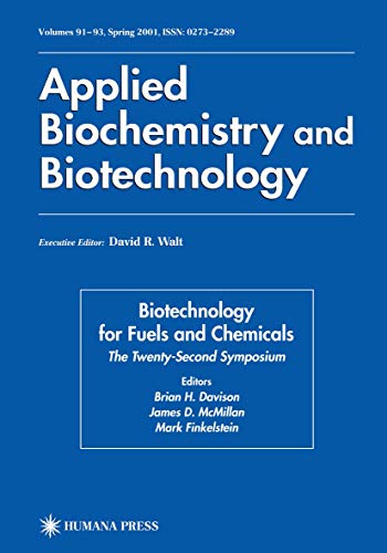 Stock image for Twenty-Second Symposium on Biotechnology for Fuels and Chemicals: Proceedings of the Twenty-Second Symposium on Biotechnology for Fuels and Chemicals Helt May 7-11, 2000, in Gatlinburg, Tennessee for sale by Revaluation Books