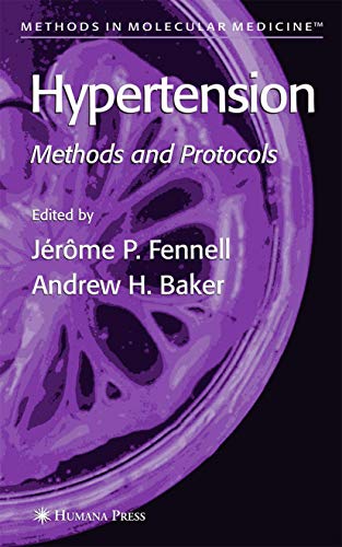 9781588293237: Hypertension: Methods and Protocols (Methods in Molecular Medicine, 108)