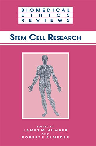 Imagen de archivo de Stem Cell Research (Biomedical Ethics Reviews) a la venta por Wonder Book