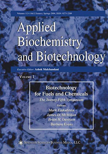 Stock image for Proceedings of the Twenty-Fifth Symposium on Biotechnology for Fuels and Chemicals Held May 4?7, 2003, in Breckenridge, CO for sale by Books Puddle