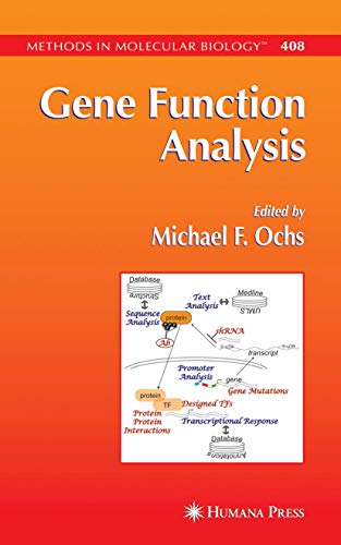 Imagen de archivo de Gene Function Analysis (Methods in Molecular Biology) a la venta por Ergodebooks