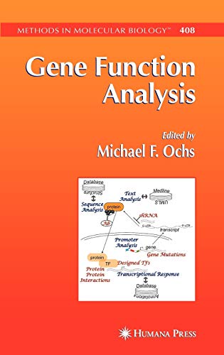 9781588297341: Gene Function Analysis: 408 (Methods in Molecular Biology)
