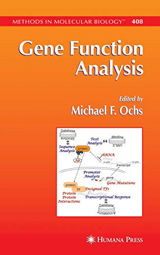 Stock image for Gene Function Analysis (Methods in Molecular Biology, 408) for sale by Books From California