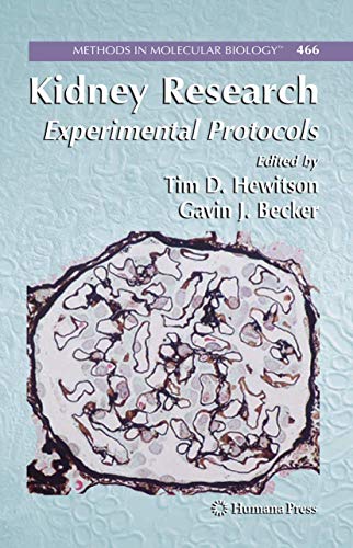 Beispielbild fr Kidney Research: Experimental Protocols (Methods in Molecular Biology) zum Verkauf von Books From California