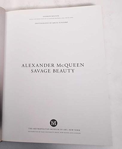 Stock image for Alexander McQueen: Savage Beauty for sale by Midtown Scholar Bookstore