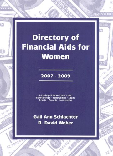 Imagen de archivo de Directory of Financial Aids for Women a la venta por Better World Books