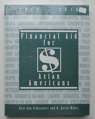 Beispielbild fr Financial Aid for Asian Americans 2014-2016 zum Verkauf von Better World Books