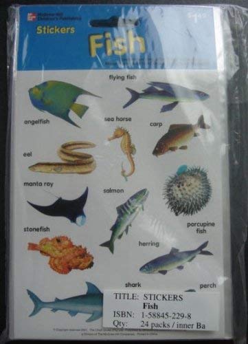 Fish Sticker Pack (9781588452290) by Carson-Dellosa Publishing