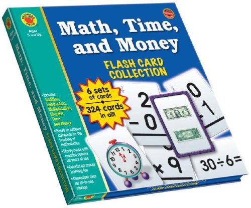 Math, Time, and Money Flash Card Collection (9781588456632) by Carson-Dellosa Publishing