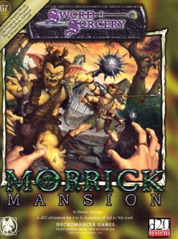 Imagen de archivo de Morrick Mansion (d20 Fantasy Adventures (Necromancer Games)) a la venta por Noble Knight Games
