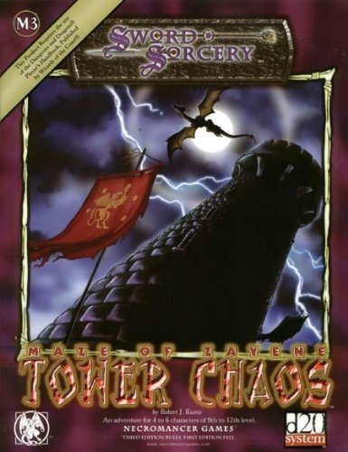 Stock image for Maze of Zayene: Tower Chaos - M3 (d20) for sale by Black and Read Books, Music & Games