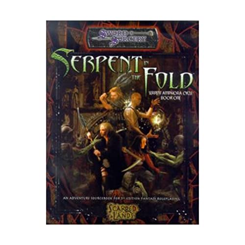 Imagen de archivo de Serpent Amphora Cycle #1 - Serpent in the Fold (Scarred Lands (d20)) a la venta por Noble Knight Games