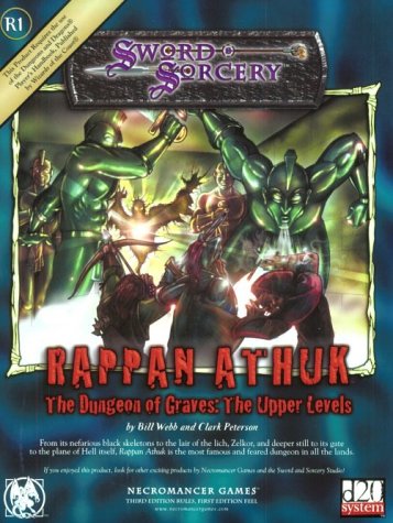 Beispielbild fr Rappan Athuk: The Dungeon of Graves--The Upper Levels (Sword & Sorcery) zum Verkauf von HPB Inc.