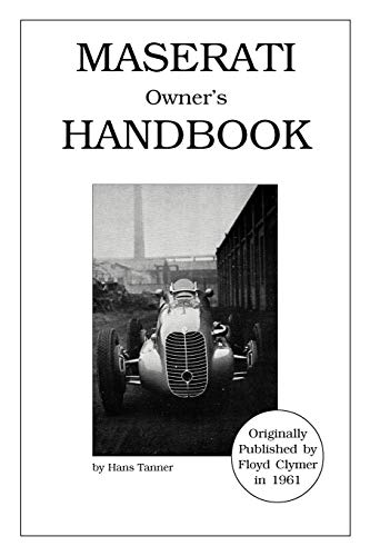 Beispielbild fr Maserati Owner's Handbook zum Verkauf von Ergodebooks