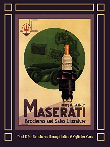 Beispielbild fr Maserati Brochures and Sales Literature - Post War Brochures through Inline 6 Cylinder Cars zum Verkauf von HPB-Movies