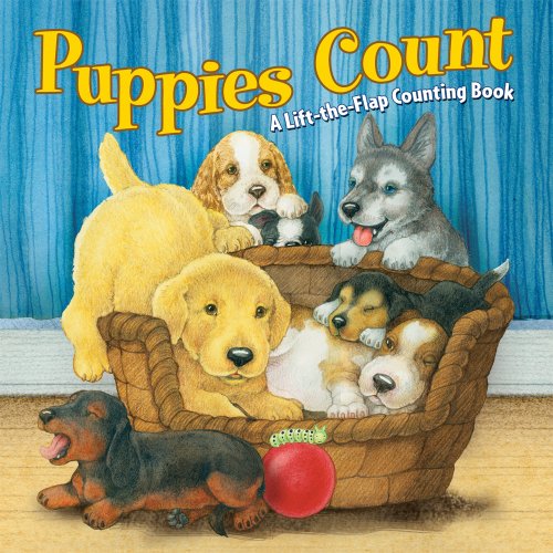 Beispielbild fr Puppies Count Lift a Flap Book zum Verkauf von Better World Books