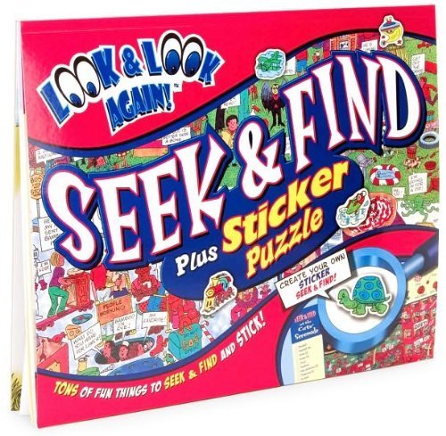 9781588655448: Look and Look Again!: Seek and Find Plus Sticker Puzzle