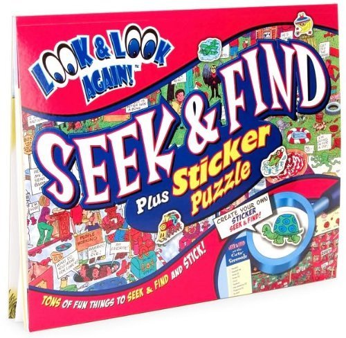 9781588655448: Look and Look Again!: Seek and Find Plus Sticker Puzzle [Paperback] by