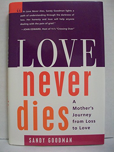 Beispielbild fr Love Never Dies: A Mothers Journey from Loss to Love zum Verkauf von WorldofBooks
