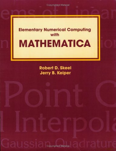 Stock image for ELEMENTARY NUMERICAL COMPUTING W for sale by BennettBooksLtd