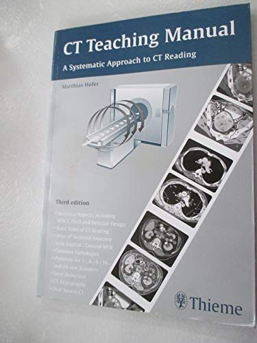 Imagen de archivo de CT Teaching Manual a la venta por Front Cover Books