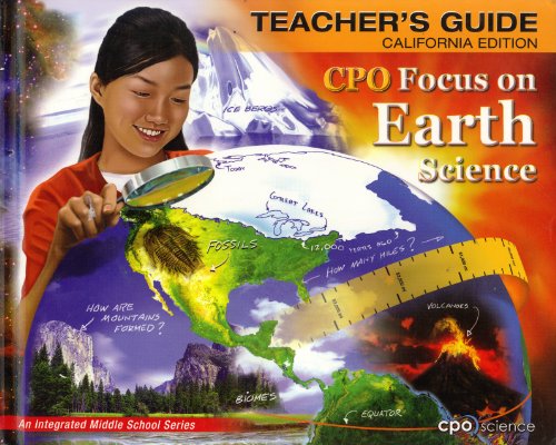 9781588922496: CPO: Focus on Earth Science- Teacher's Guide, California Edition