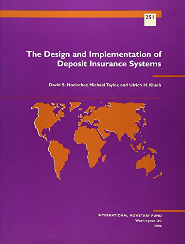 Beispielbild fr The Design and Implantation of Deposit Insurance Systems (Occaisional Paper) zum Verkauf von Wonder Book