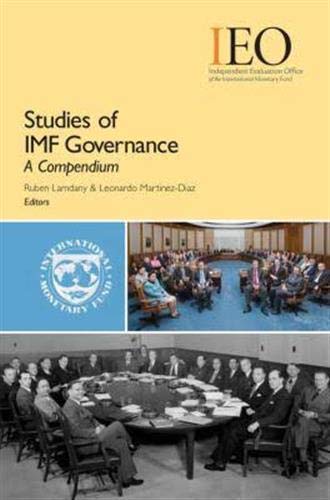 Imagen de archivo de Studies of IMF Governance: A Compendium a la venta por HPB-Red
