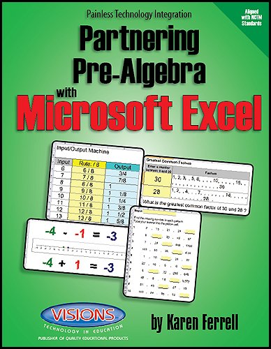 9781589128989: Partnering Pre-Algebra With Microsoft Excel