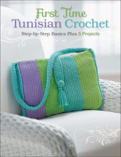 Beispielbild fr First Time Tunisian Crochet: Step-by-Step Basics Plus 5 Projects zum Verkauf von PlumCircle