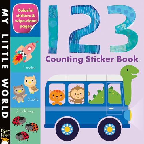 Stock image for 123 Counting Sticker Book (My Little World) for sale by Books Puddle