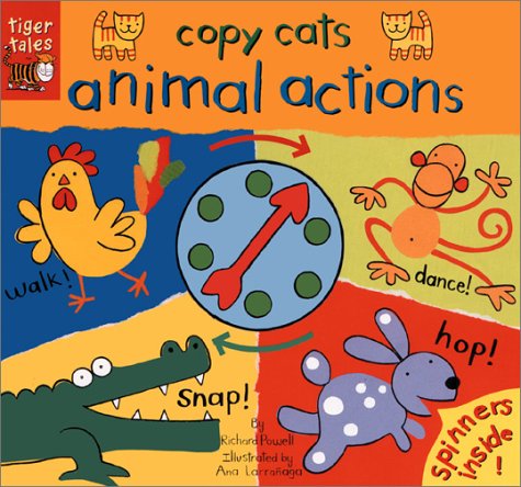 Beispielbild fr Animal Actions (Copy Cats Spinner Board Books) zum Verkauf von Ergodebooks