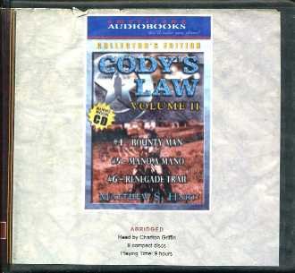 Beispielbild fr Cody's Law Collectors Ser V 2 zum Verkauf von Blindpig Books