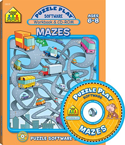 Imagen de archivo de Mazes: Puzzle Play Software, Ages 6-8 a la venta por zeebooks
