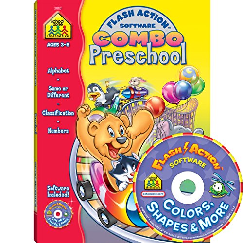 Flash Action Software Combo Preschool (9781589473515) by School Zone; Joan Hoffman; Barbara Gregorich