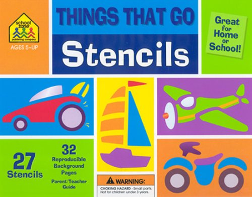 Things That Go Stencil (9781589474727) by School Zone; Joan Hoffman