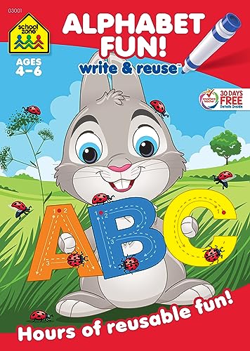 Stock image for Alphabet Fun A Wipe-off Book : Hours of Reusable Fun! for sale by Better World Books
