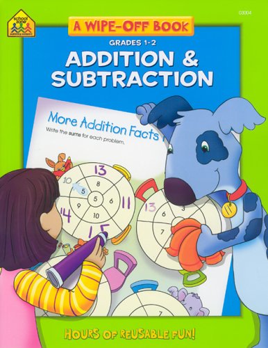 Stock image for Addition and Subtraction 1-2 Write and Reuse Workbook for sale by Hawking Books