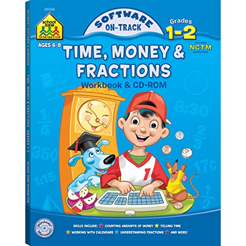 Stock image for Time, Money & Fractions, Grades 1-2, 64 page (On Track Software) for sale by BargainBookStores