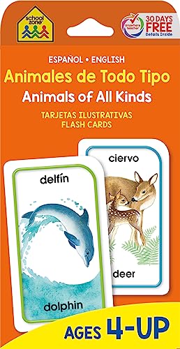 Imagen de archivo de Animals of All Kinds Flash Cards - Bilingual (Spanish Edition) a la venta por Ergodebooks