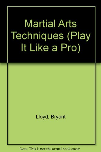 Stock image for Martial Arts Techniques (Play It Like a Pro) (Spanish Edition) for sale by Ergodebooks