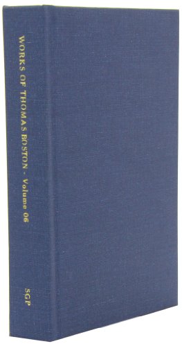 9781589602045: Complete Works of Thomas Boston, Volume 06 of 12