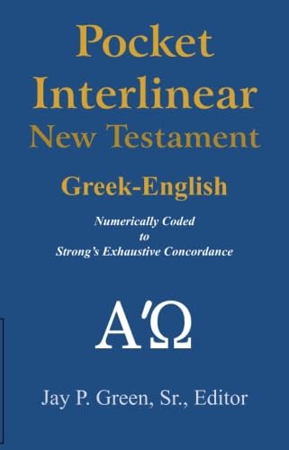 Imagen de archivo de Pocket Interlinear Greek English New Testament (Interlinear Hebrew Greek English Bible) a la venta por GoldBooks