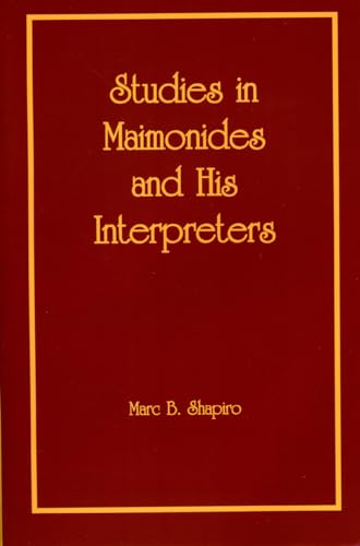 Stock image for Studies in Maimonides and His Interpreters for sale by My Dead Aunt's Books