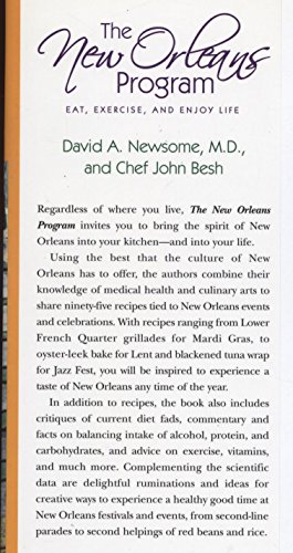 Beispielbild fr New Orleans Program: Eat, Exercise, and Enjoy Life zum Verkauf von Wonder Book