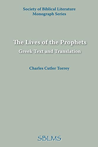 Stock image for The Lives of the Prophets: Greek Text and Translation for sale by ThriftBooks-Atlanta