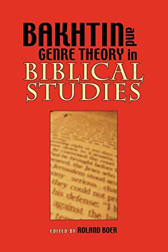 Beispielbild fr Bakhtin and Genre Theory in Biblical Studies (Semeia Studies-Society of Biblical Literature) zum Verkauf von Eat My Words Books